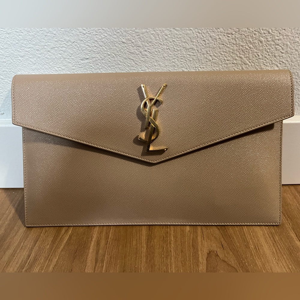 Saint Laurent uptown clutch NWT
